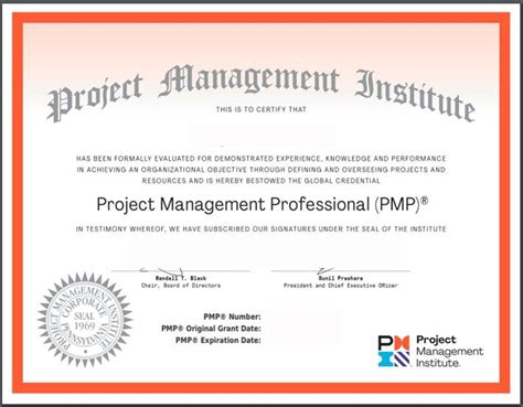 pmp project management certification